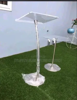 Single Pole Church Pulpits With Bible Stool