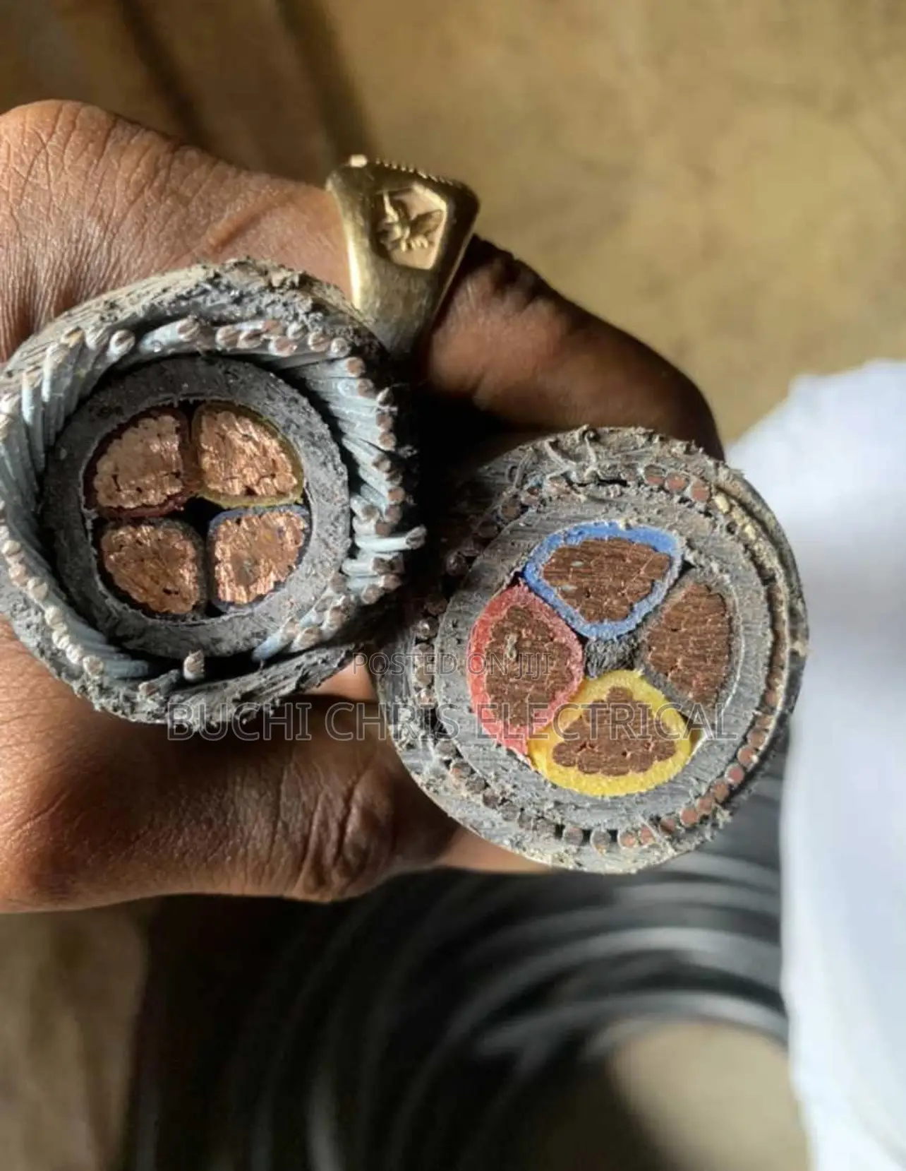 50mmx4core Armored Cable