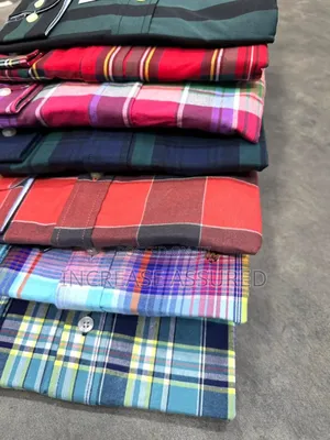 Checker Polo Ralph Lauren Long Sleeves Shirts