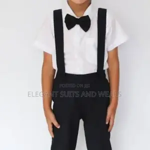 Suspender With Bowtie- Kids