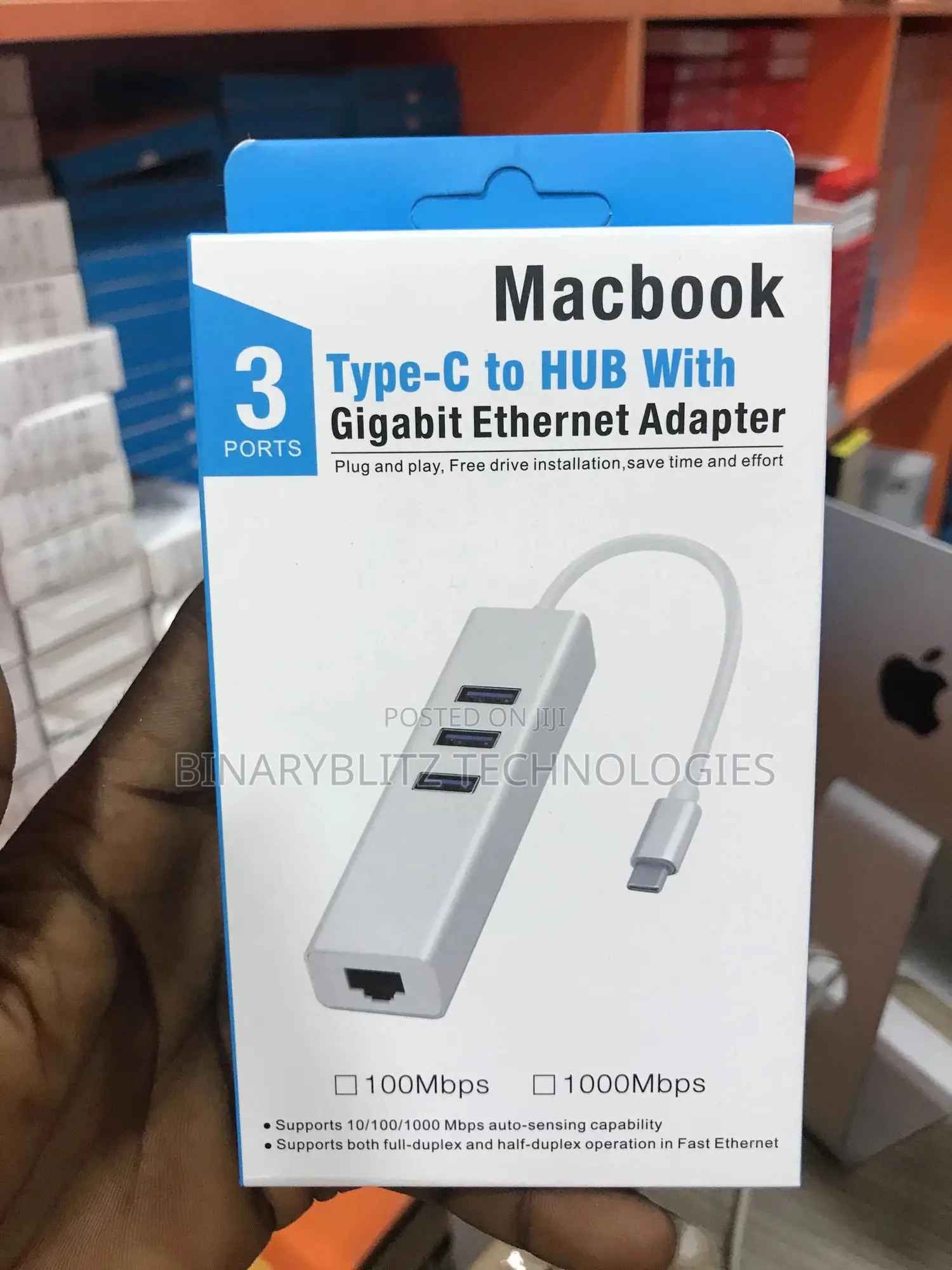 4 in 1 Type C to Ethernet Adapter