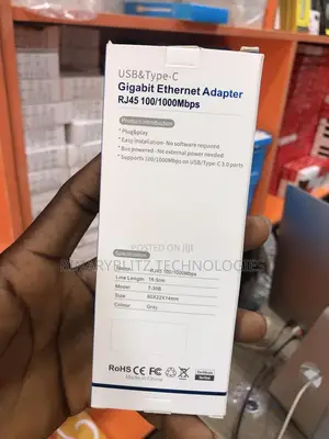USB Typec Gigabit Ethernet Adapter