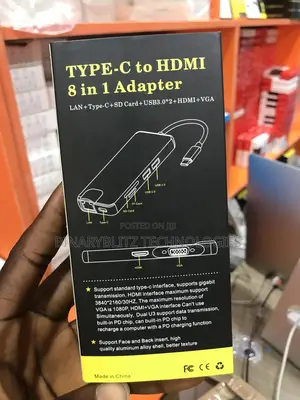 Type C to HDTV 8in1 Docking Station