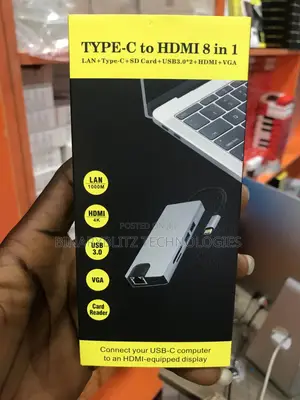 Type C to HDTV 8in1 Docking Station