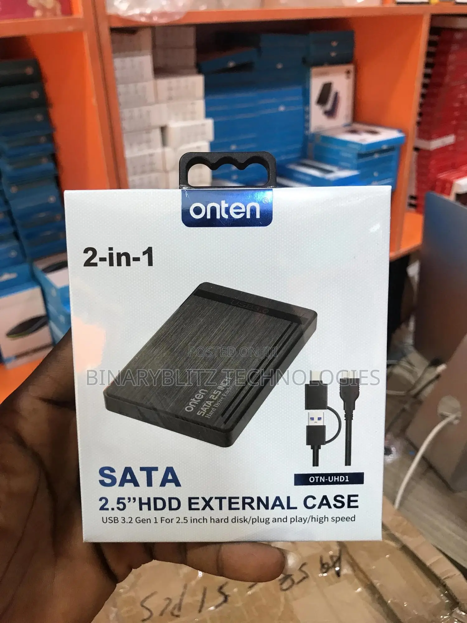 2in1 Sata 3.1 Hard Drive Casing