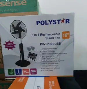 Best Choice 3in1 16" Polystar Rechargeable Standing Fan