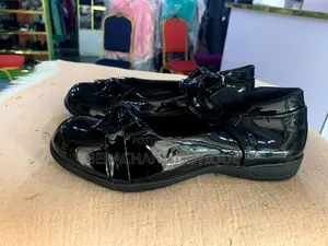 Photo - Children Black School Shoes