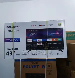 "PV-HK43FLSM" Polystar 43" Frameless Full HD Smart Tv