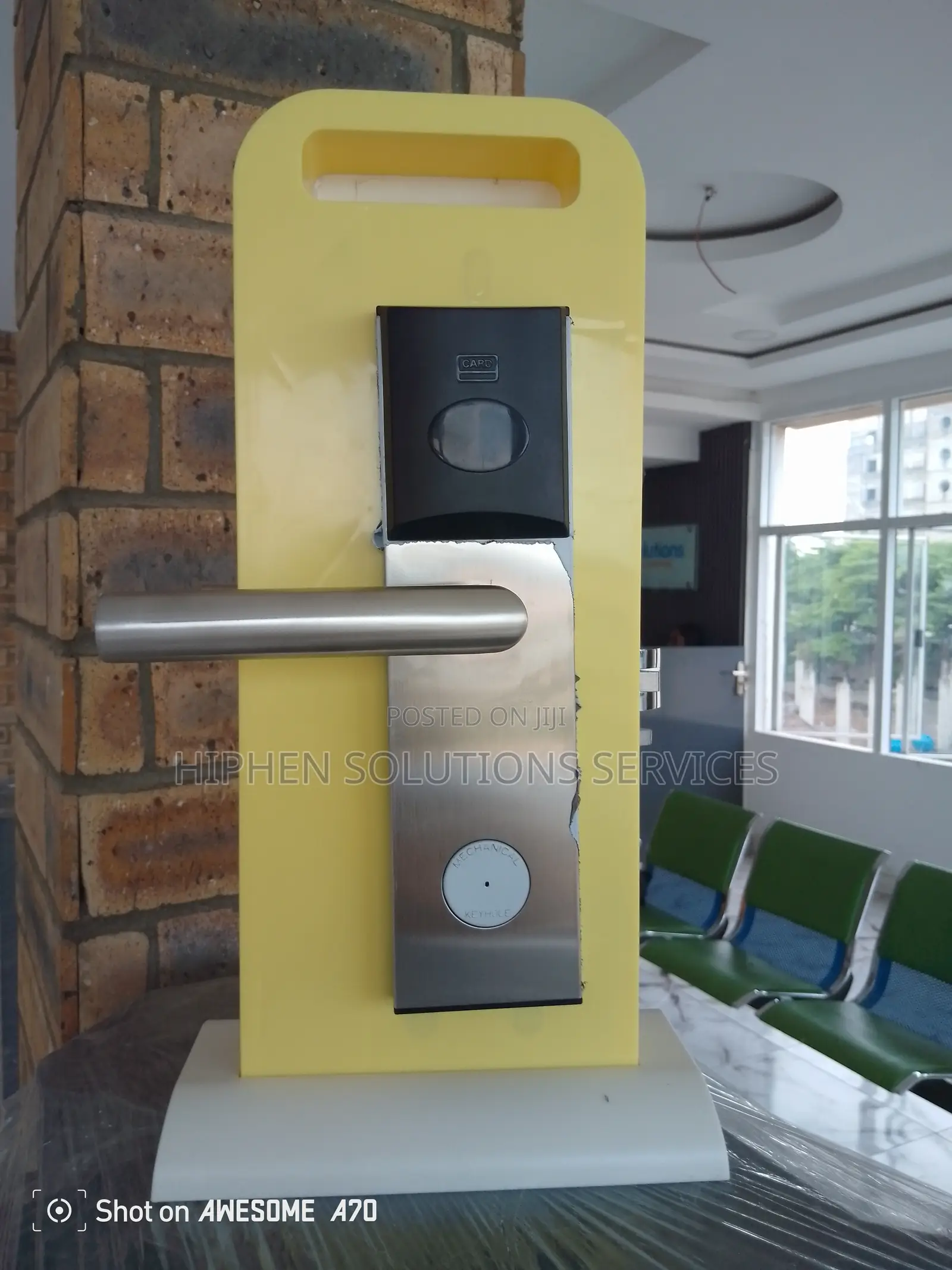 Silver Hotel Key Card Lock Hotel Door Lock