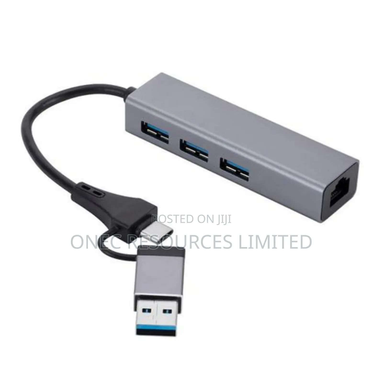 Type-C to Network Card Usb Hub10/100/1000mbps Net Access Hub