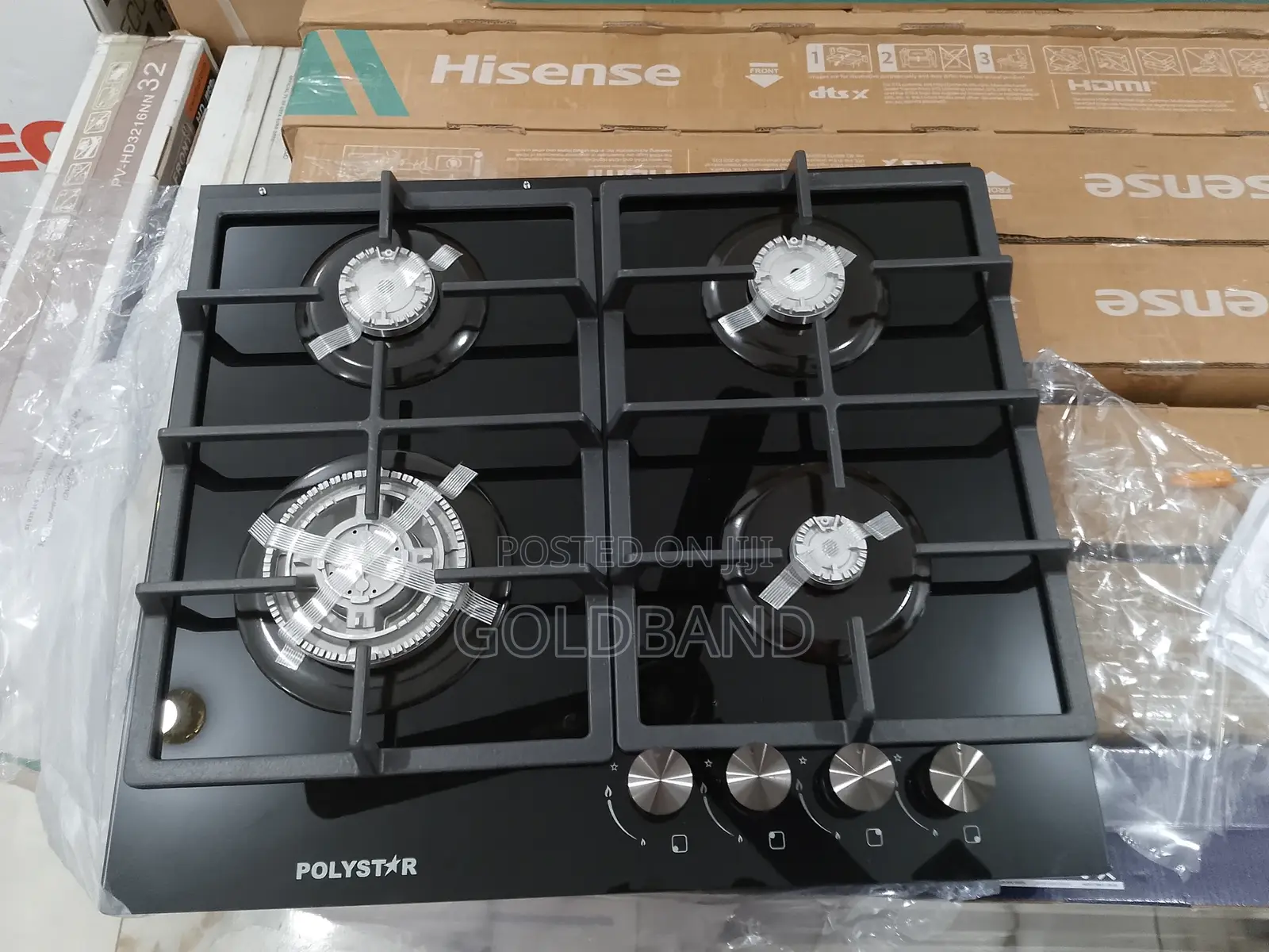 Suitable Polystar Built in 4 Gas Burner Pv-Gt60g4