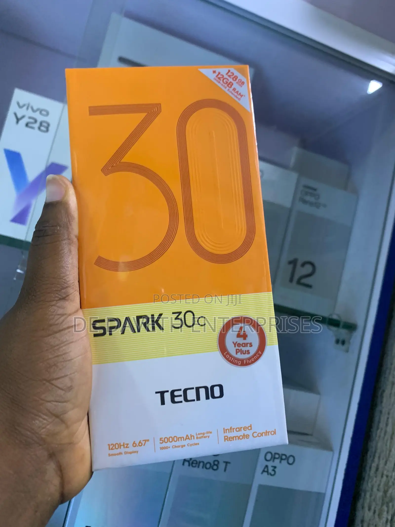 New Tecno Spark 30C 128 GB Black