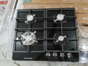 Super Cool Pv-Gt60g4 Polystar Inbuilt 4 Burner Gas Hob