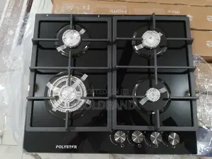 Pv-Gt60g4 Polystar Inbuilt 4 Burner Gas Hob With Metal Knob