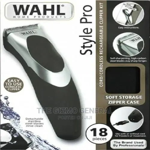 Wahl Style Pro 18 Piece Rechargeable Clipper Kit