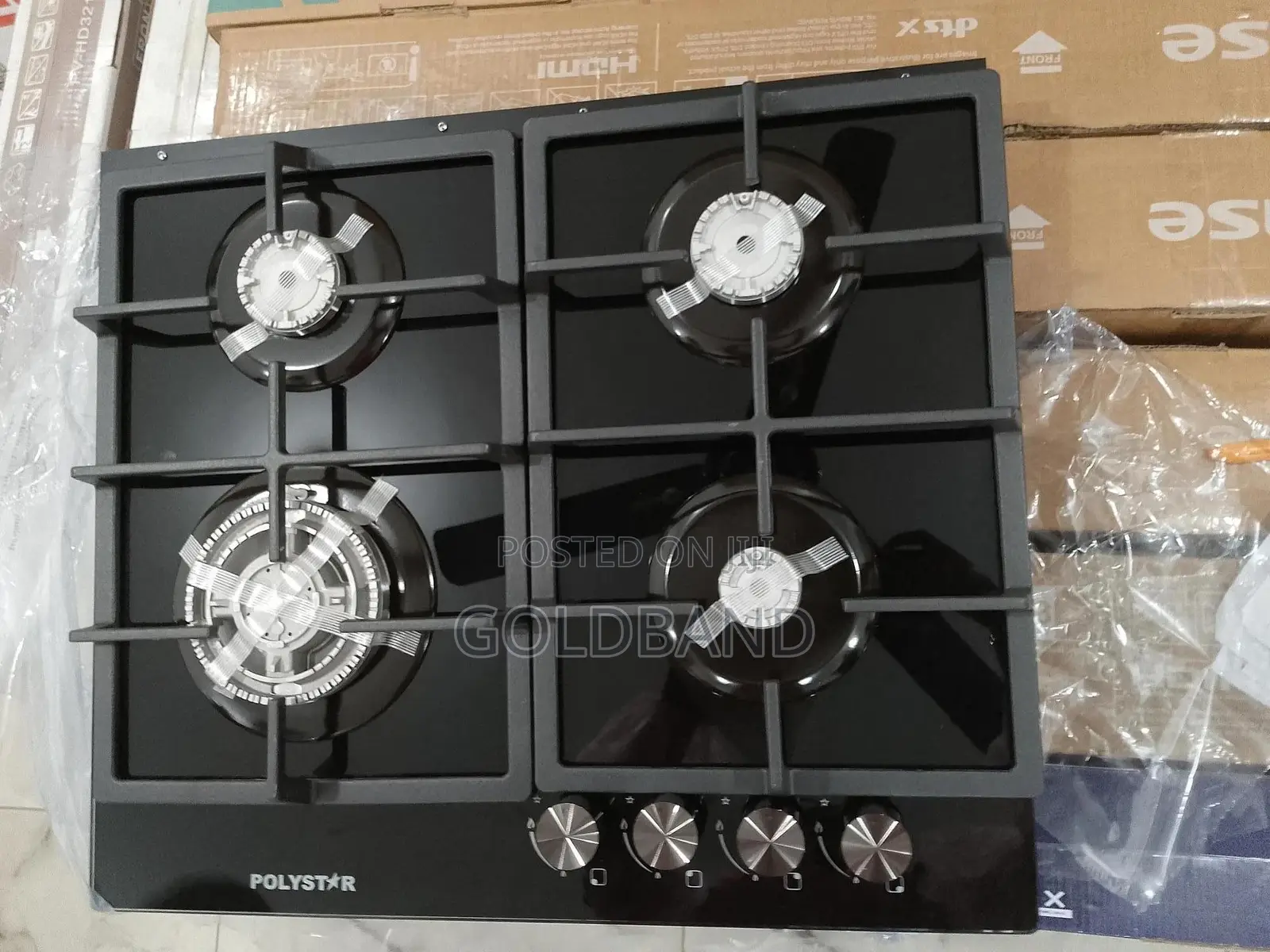 Most Classic Pv-Gt60g4 Polystar Inbuilt 4 Burner Gas Hob