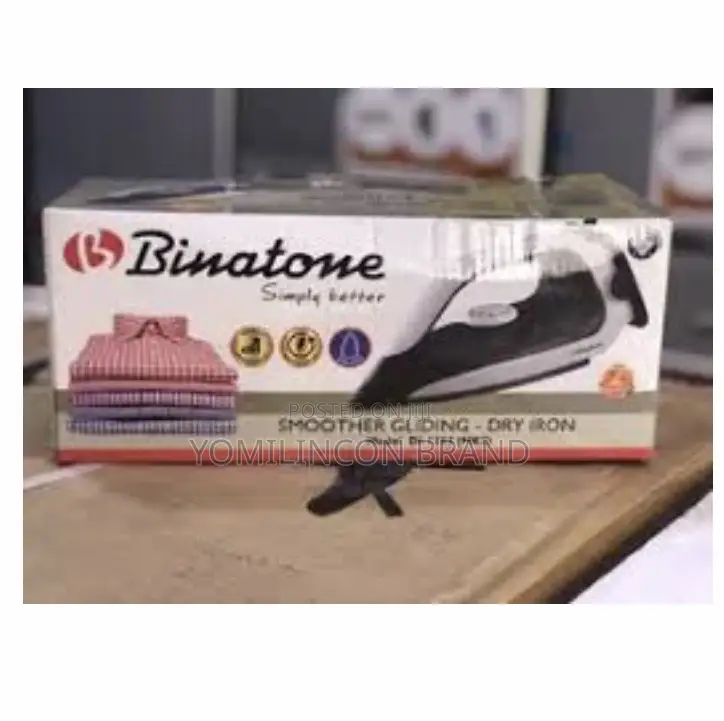 Binatone Dry Iron Di-1255[Mk2]Blk