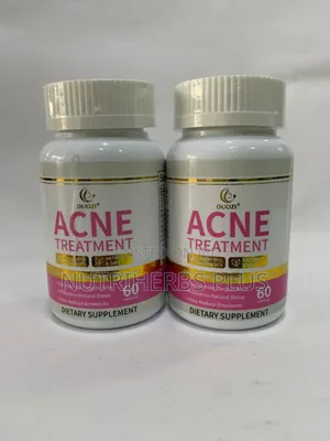 Duozi Acne Treatment Dietary Caps: Crushed Acne and Sunburn