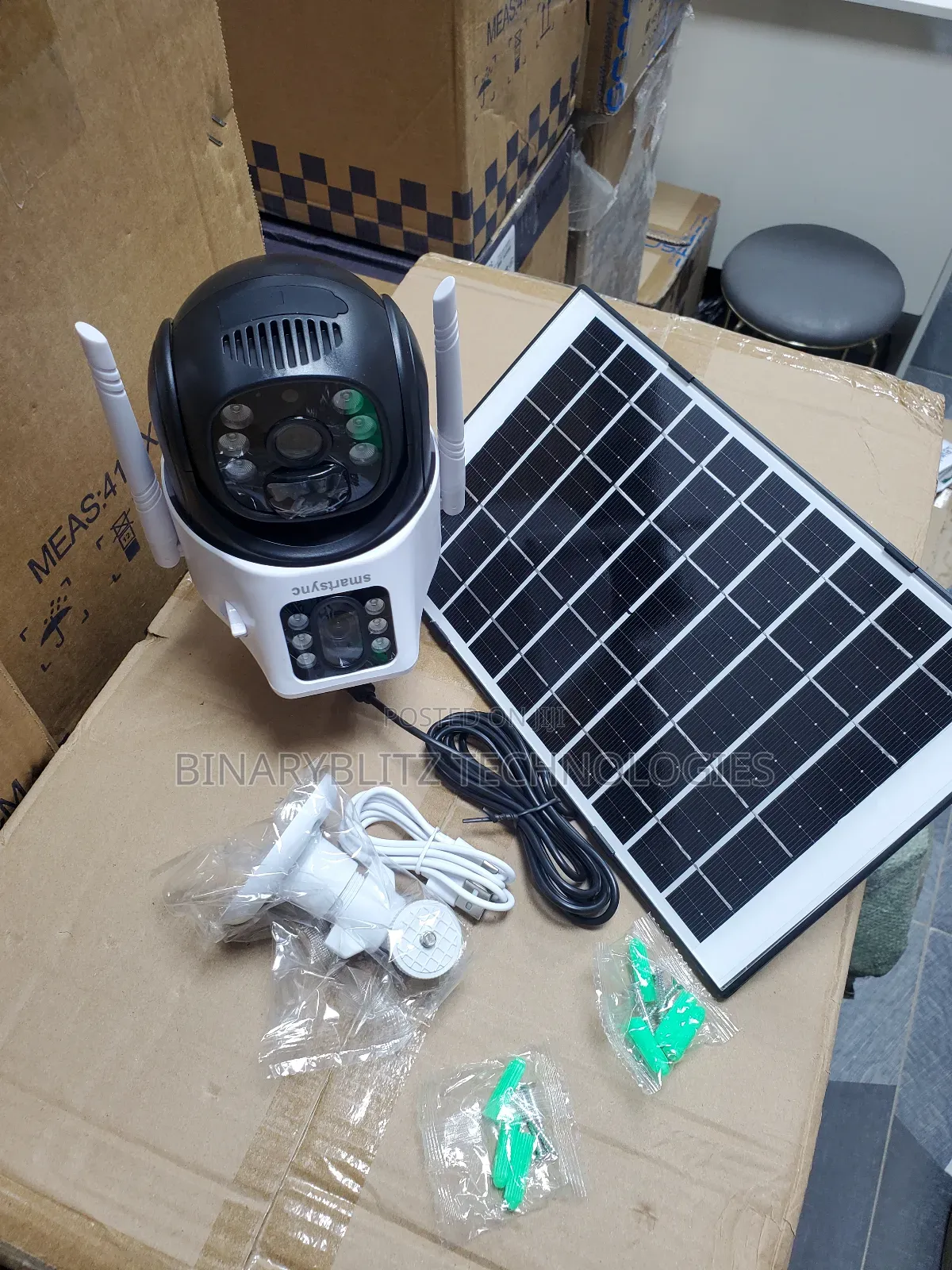 Dual Lens 4g/Wifi PTZ Solar Camera