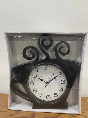 Decorative Coffee Wall Clock for Kitchen and Dining Places