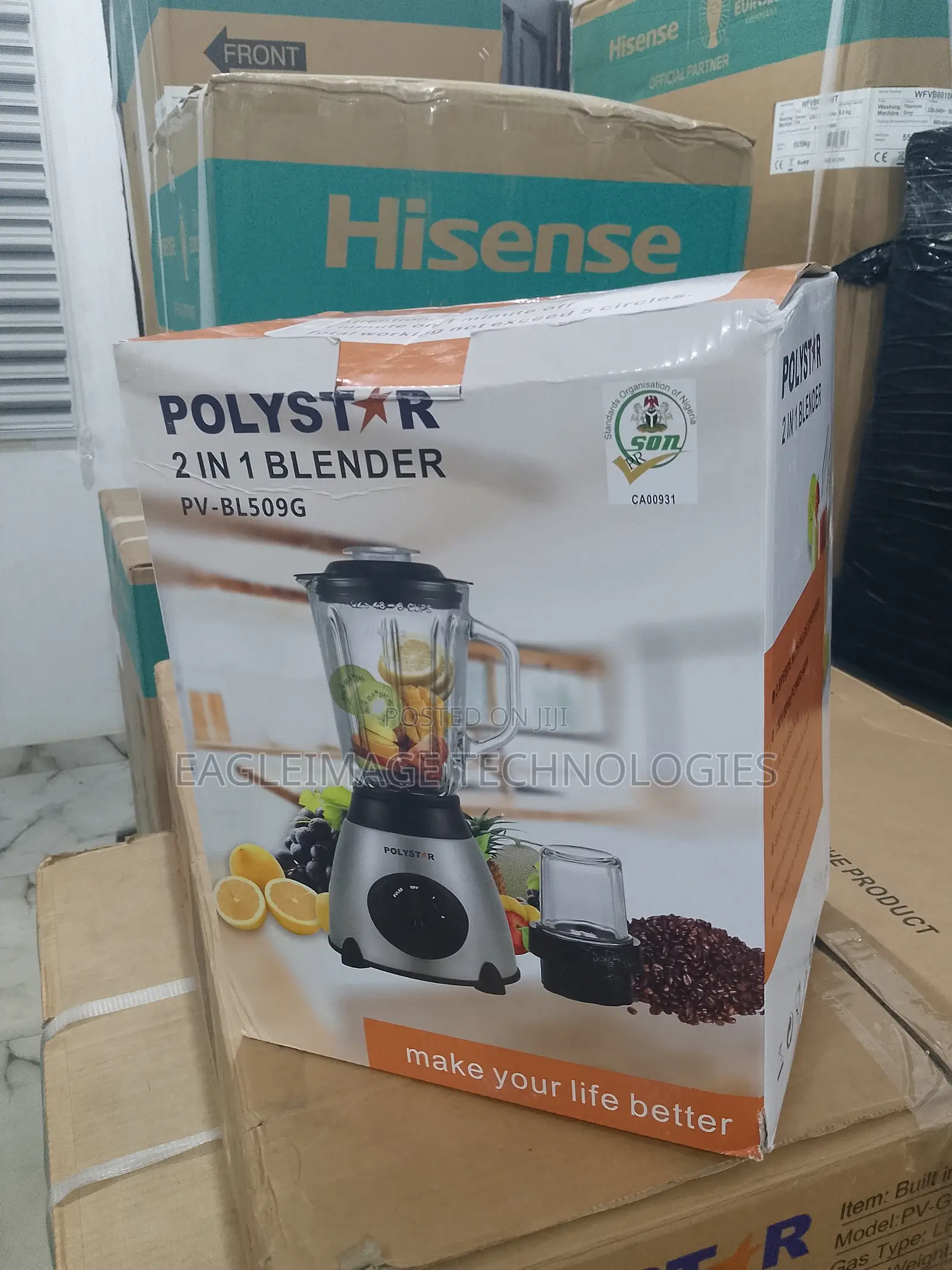 User Friendly 2in 1 Polystar Blender