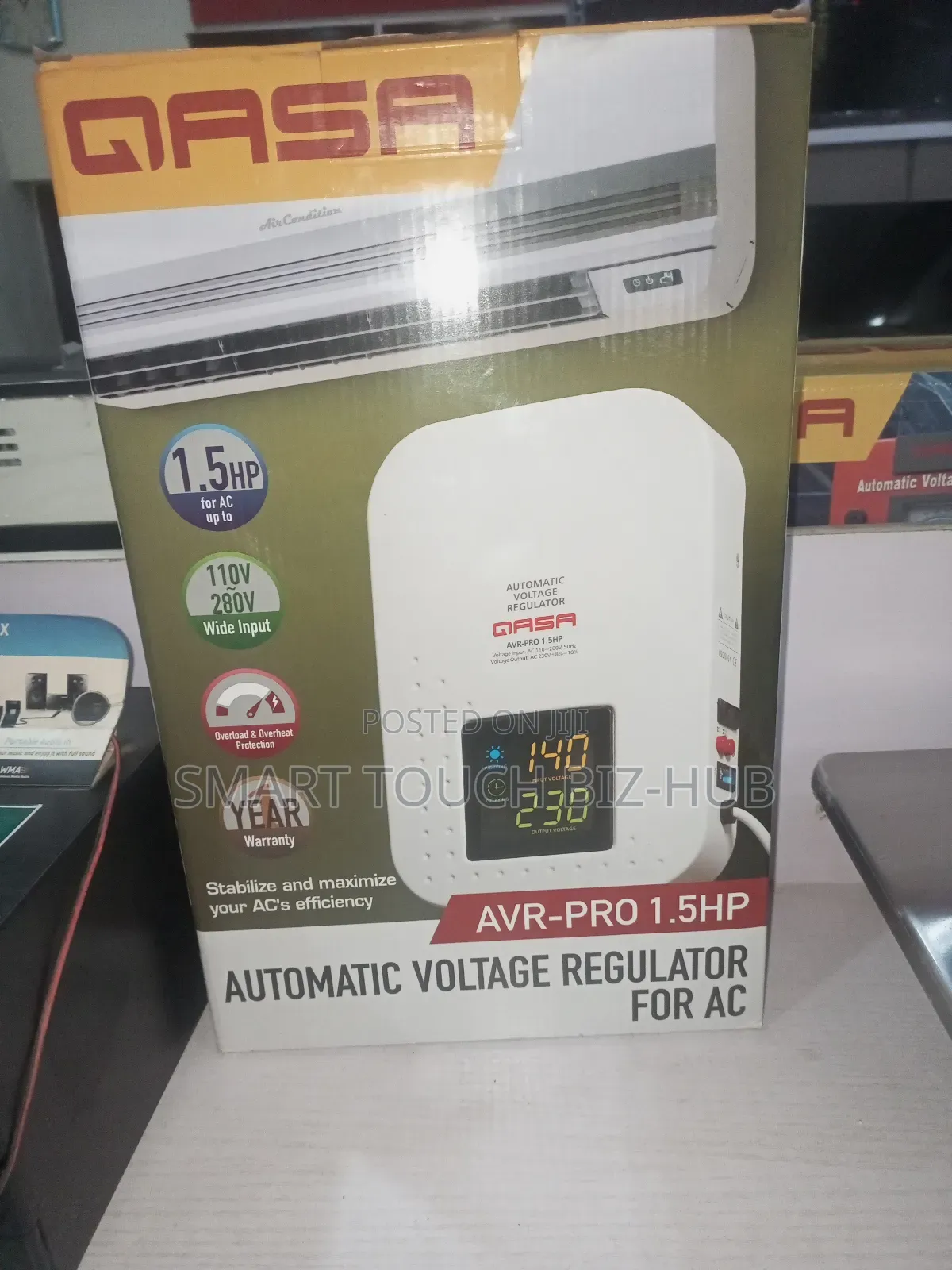 Qasa Automatic Voltage Regulator for Ac (Avr-Pro 1.5hp)