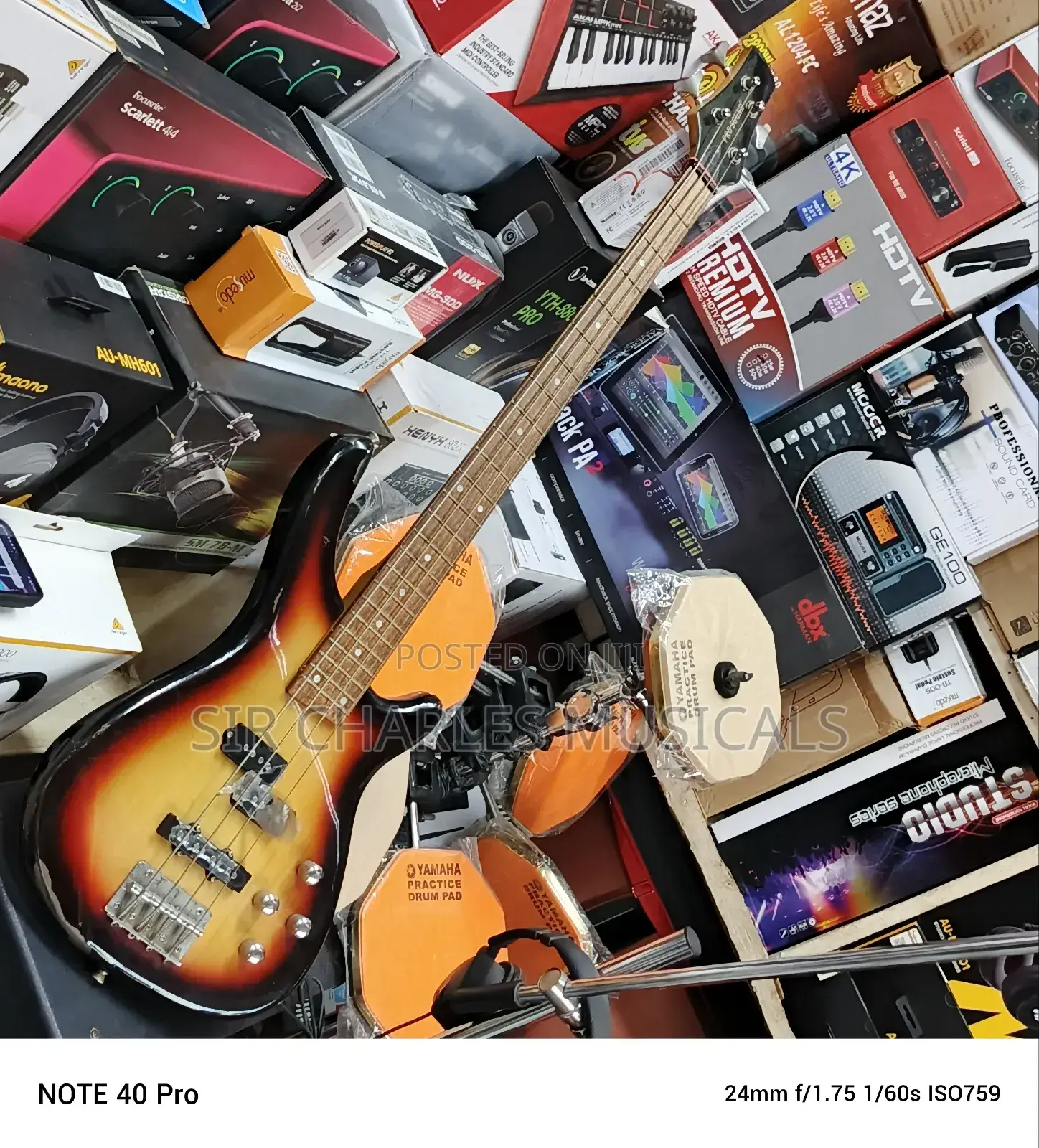 High Quality Electric Bass Guitar 4 Strings