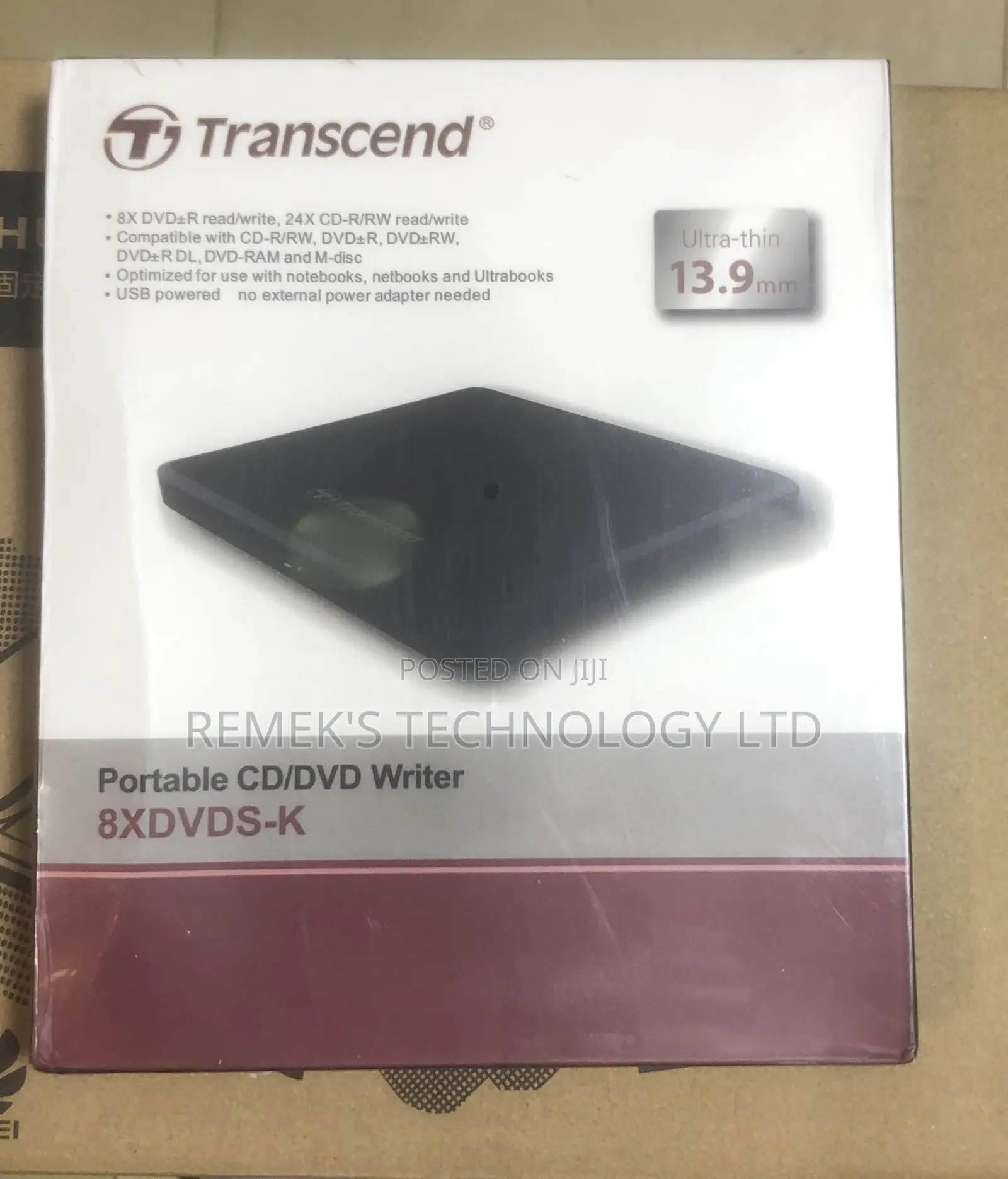 Transcend Portable CD/DVD Writer
