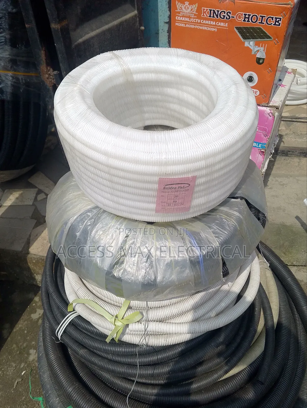 20mm White Flexible Pipe