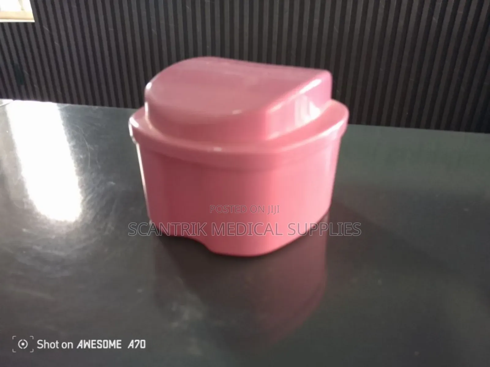 Apple Shape Denture Bath Box Case
