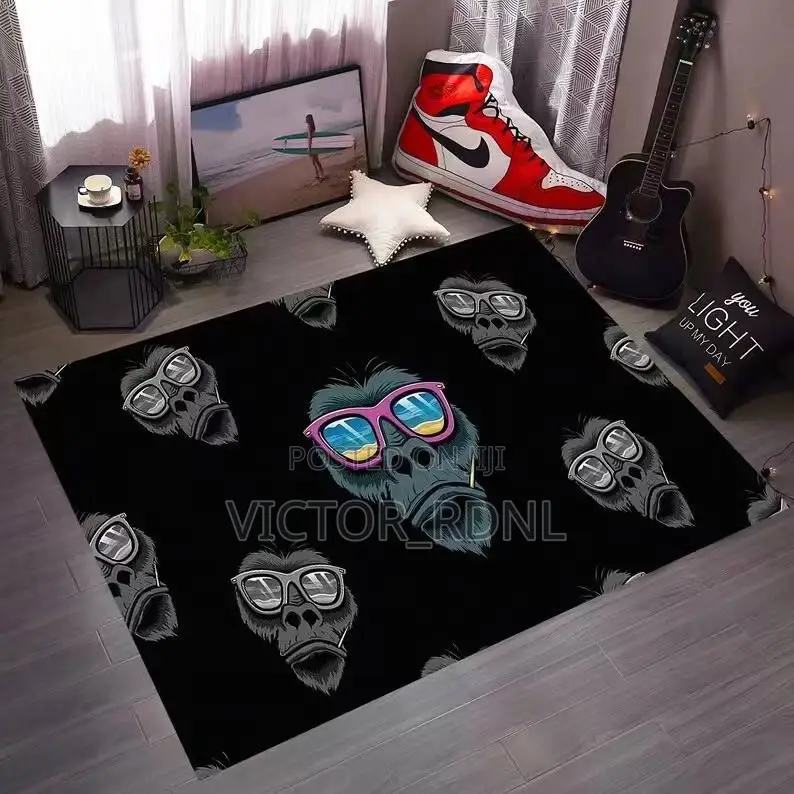 3D Rubber Center Rug