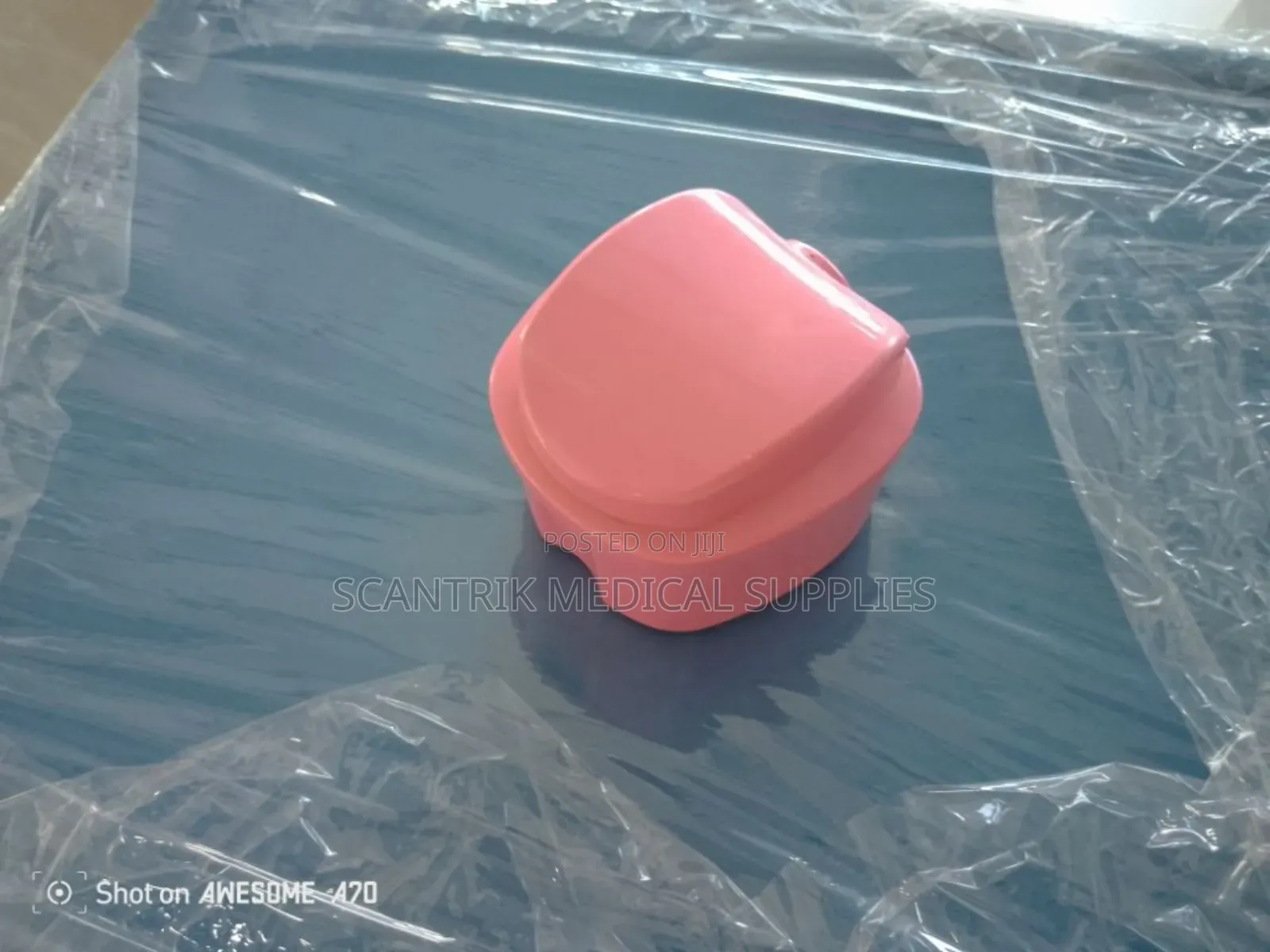 Denture Case Apple Shape