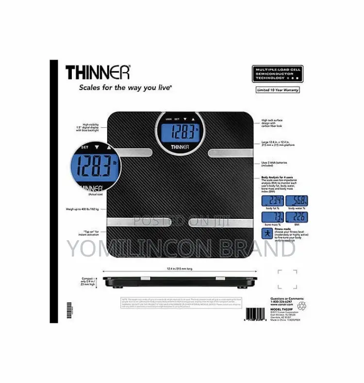 Conair Thinner Fiber Body Scale