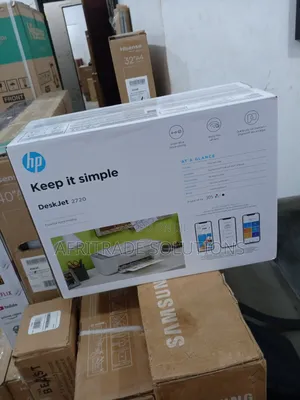 HP Deskjet 2720 Wireless Printer -Connects to Smart Phone
