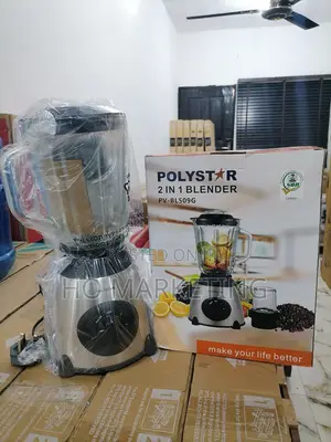 Top Standard 2 in 1 Polystar Electric Blender-Pv-Bl509g