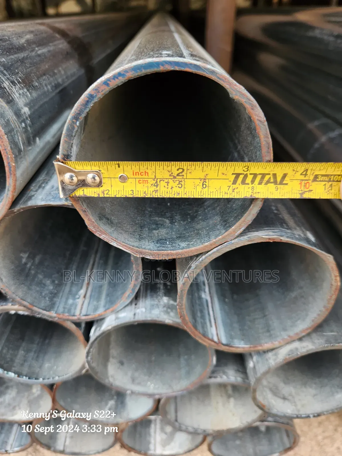 8cm X 3mm Galvanized