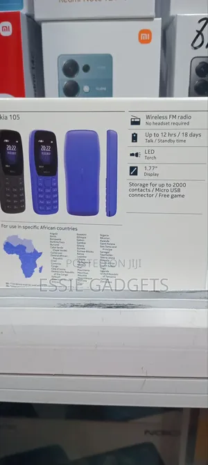New Nokia 105 Black