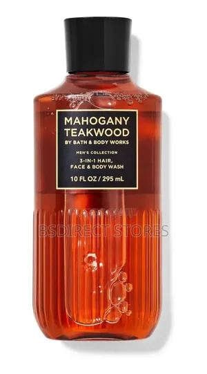 Photo - Bath Body Works Mahogany Teakwood 3in1 Hair, Face And Body