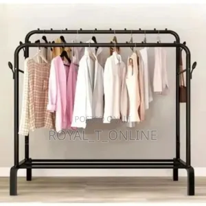 Double Pole Cloth Hanger in Abuja. Display Cloth Rack Wardrobe Abuja