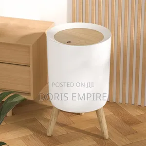 7liters Plastic Trash Bin With Legs and Push Button.