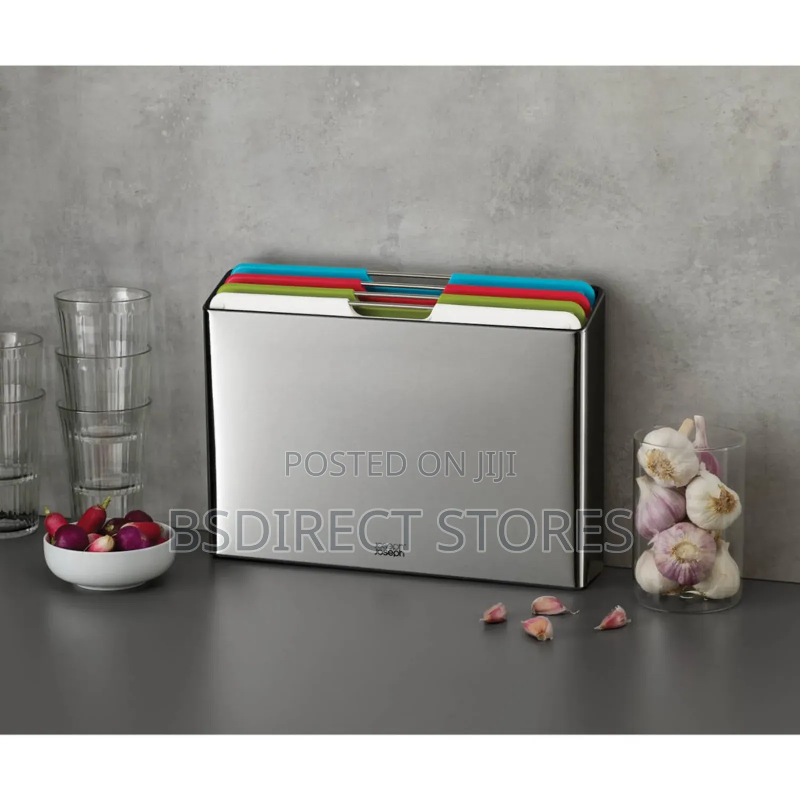 Joseph Joseph Chopping Board 4- Set Folio Steel Multicolour