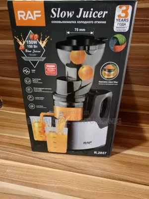 RAF Professional Slow Juicer 150W + Ice Cream Sorbet Filter