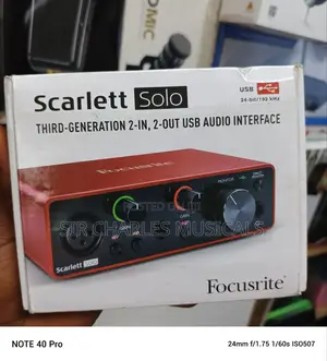 Focusrite Scarlet Solo Audio Interface