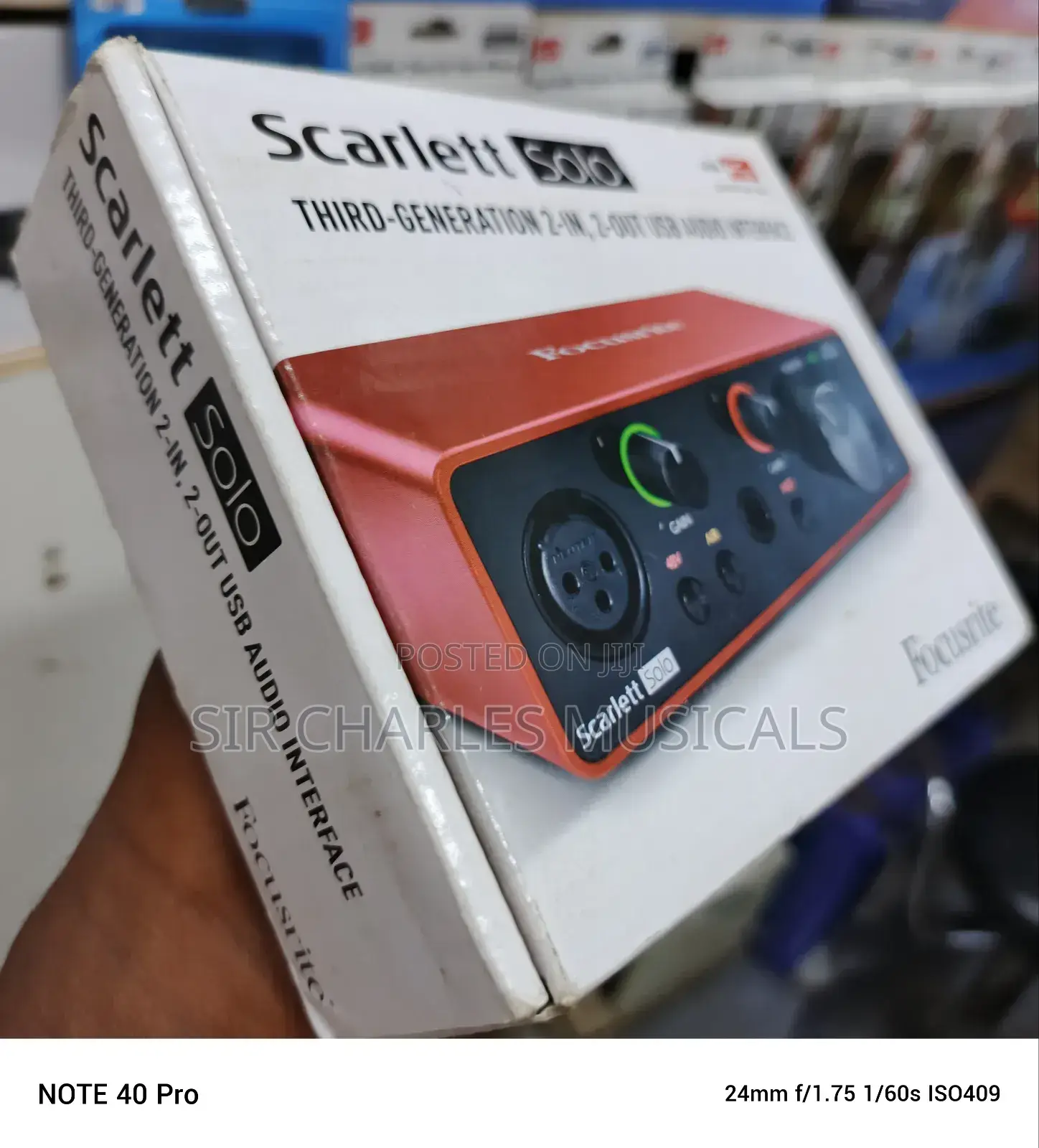 Focusrite Scarlet Solo Audio Interface