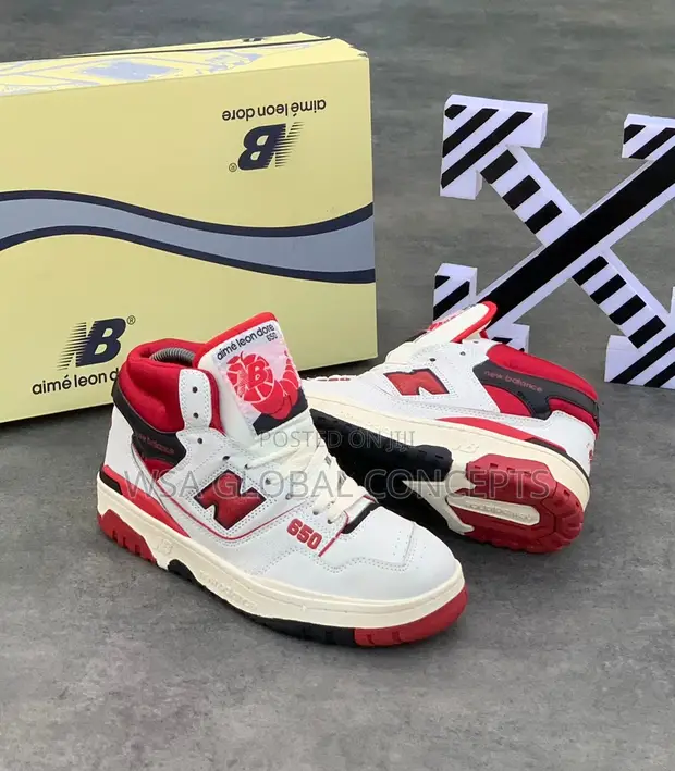 new balance 650R aime leon dore RED