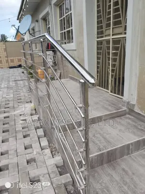 Silver Steel Railings