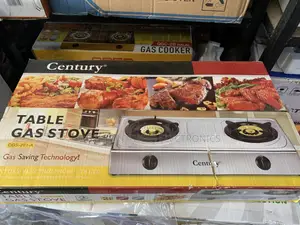 Century Table Gas Cooker Stainless Steel With 2 Burner