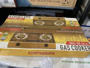 QASA 2 Burner Auto Ignition Gas Cooker