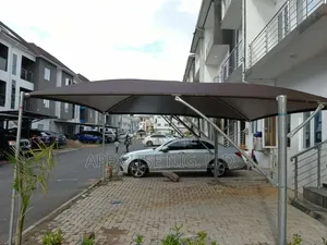 Galvanized/ Chocolate Canopy Carport