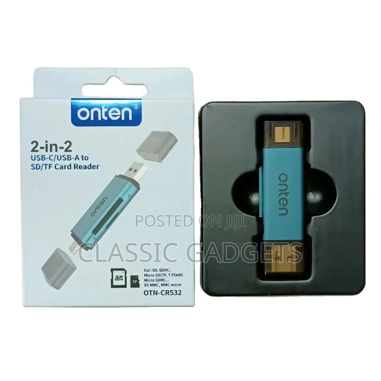Onten USB-C/Usb-atosd/TF 2 in 2 Card Reader